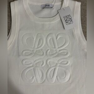 White Anagram Top